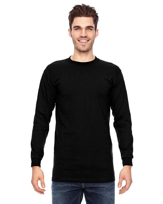 Bayside BA6100 Adult 6.1 oz., 100% Cotton Long Sleeve T-Shirt