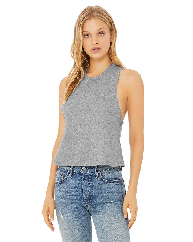 Bella + Canvas 6682 Ladies' Racerback Cropped Tank