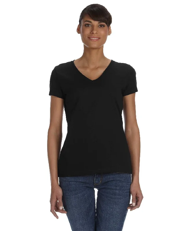 Fruit of the Loom L39VR Ladies' HD Cotton V-Neck T-Shirt