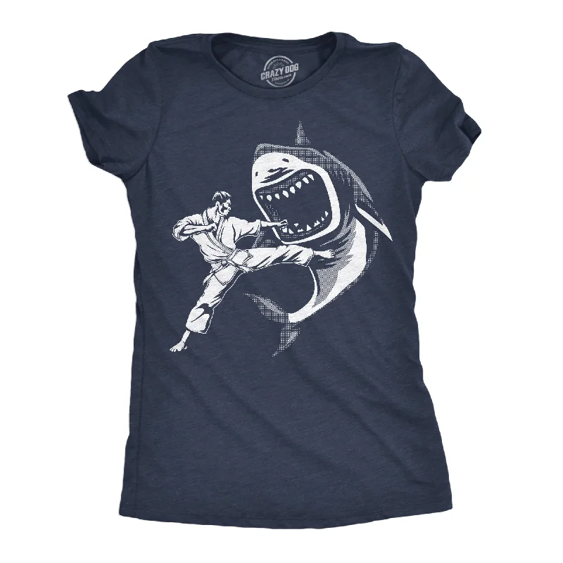 Karate Kicked Shark Women's T Shirt