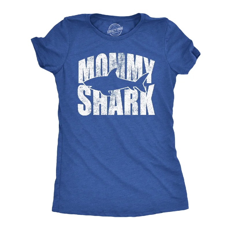 Mommy Shark Silhouette Women's T Shirt