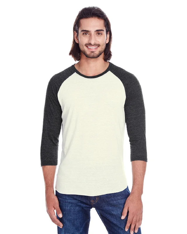 Threadfast Apparel 302G Unisex Triblend 3/4-Sleeve Raglan