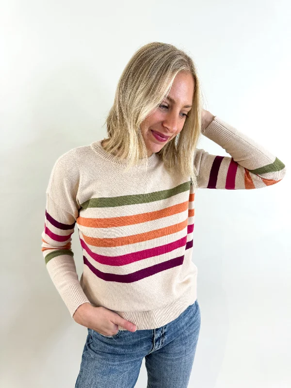 Bradlee Multicolored Striped Sweater