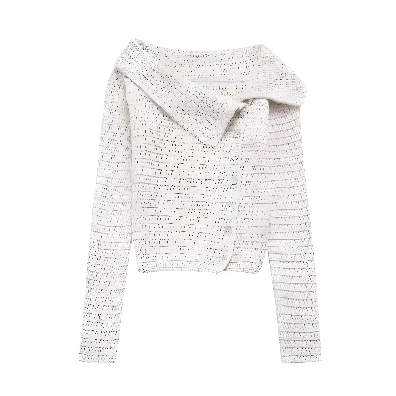 The Lavinia Off-Shoulder Knitted Sweater