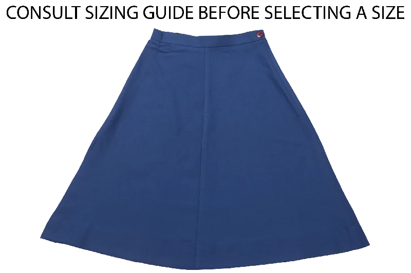 Plain Skirt - Royal