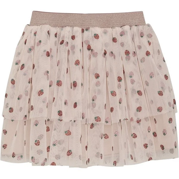 Minymo Spanish Villa skirt w. Glitter AOP