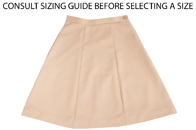 Plain Skirt - Sand