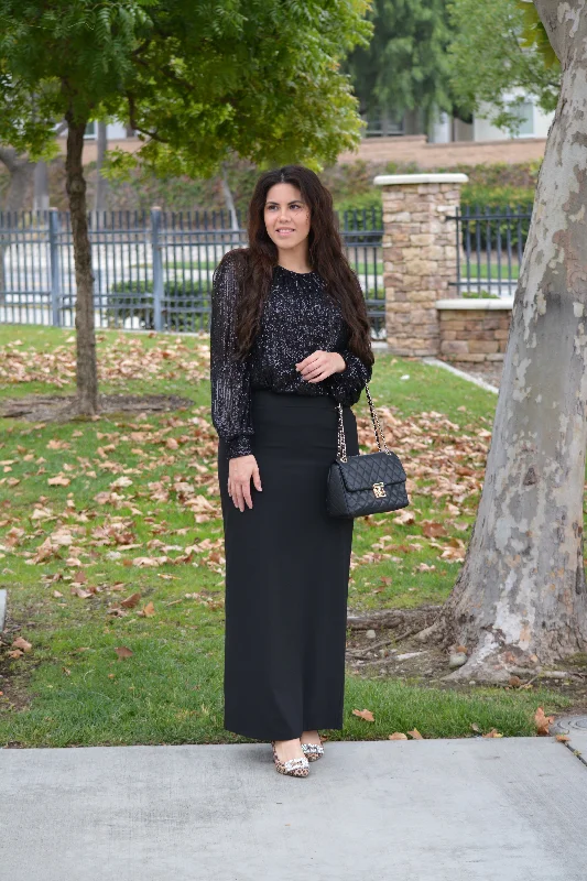 Ridley Black Maxi Skirt