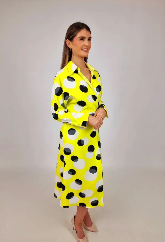 Moskada Yellow Fresia Dress