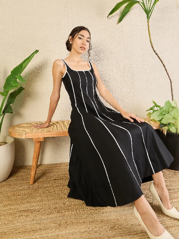 Panelled Maxi dress