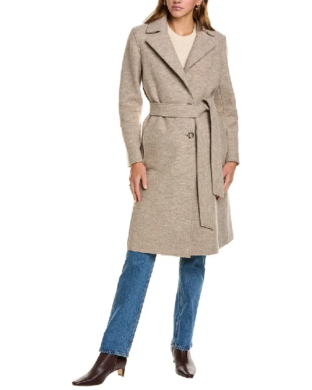 Cinzia Rocca Icons Long Wool Trench Coat