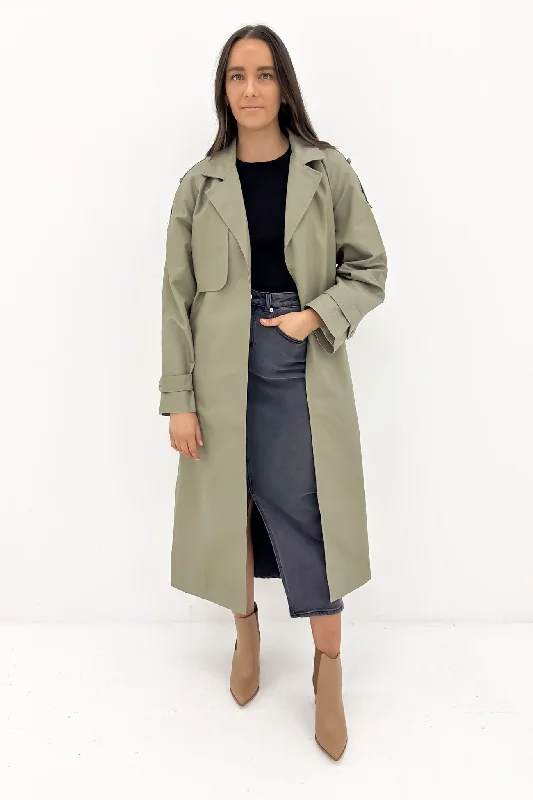 Frieda Trench Pewter