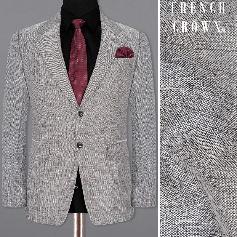 Spun Parl Gray Designer Blazer