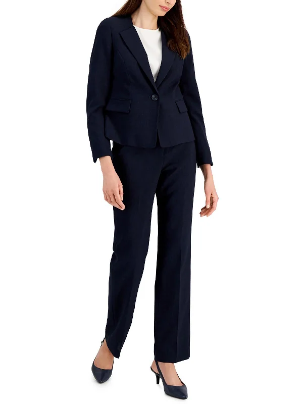 Womens Office Business One-Button Blazer