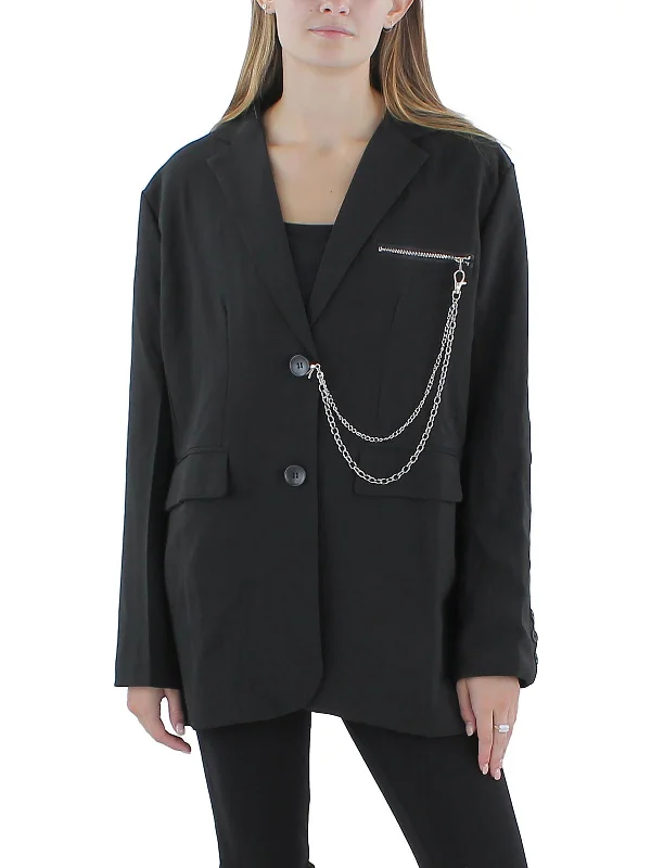 Womens Office Suit Separate Two-Button Blazer