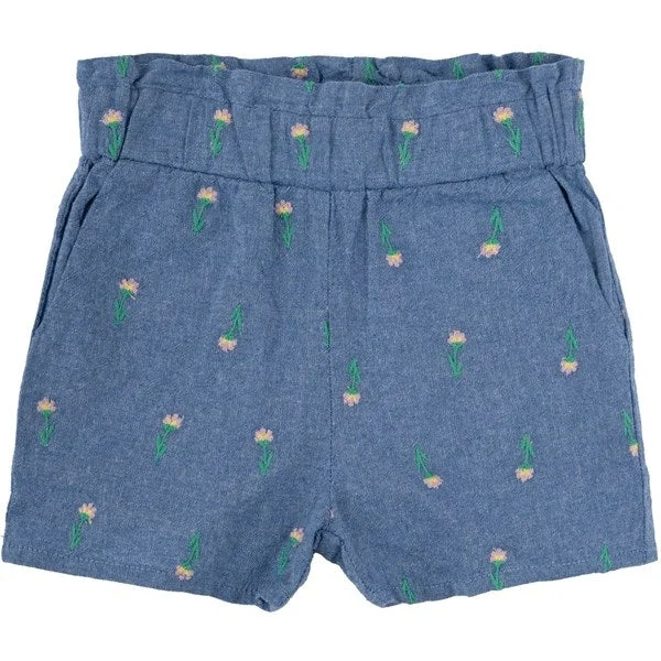 THE NEW Siblings Medium Blue Kara Shorts